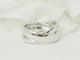 Bague 52.5 Bague croisée en or blanc 18 kt et diamants 58 Facettes 33642