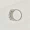 Montre Vintage - Demi-jonc mémoire en or blanc 585 avec 5 diamants 58 Facettes 2426