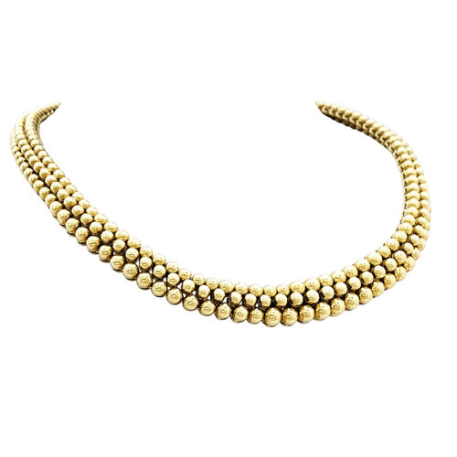 Collier Collier Boucheron, "Grains de Raisin", or jaune. 58 Facettes 35366