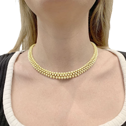 Collier Collier Boucheron, "Grains de Raisin", or jaune. 58 Facettes 35366