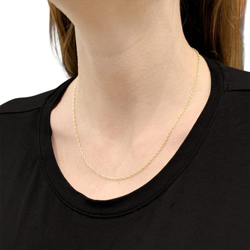 Collier Chaîne en or rose. 58 Facettes 35019