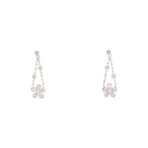 Boucles d'oreilles Boucles d'oreilles Messika , "Spring" or blanc, diamants. 58 Facettes 35383