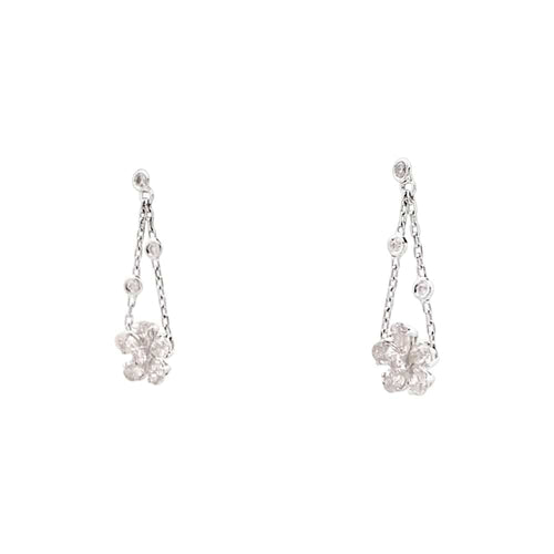 Boucles d'oreilles Boucles d'oreilles Messika , "Spring" or blanc, diamants. 58 Facettes 35383