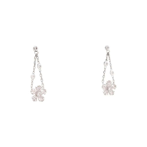 Boucles d'oreilles Boucles d'oreilles Messika , "Spring" or blanc, diamants. 58 Facettes 35383