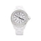 Montre Montre Chanel, "J12", céramique blanche et diamants. 58 Facettes 35396