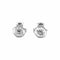 Boucles d'oreilles Boucles d'oreilles, platine et diamants. 58 Facettes 35346