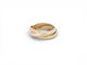 Pendentif bague CARTIER trinity pm 3 ors 18k t45 pendentif collier cordon y 58 Facettes 273069