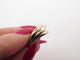 Pendentif bague CARTIER trinity pm 3 ors 18k t45 pendentif collier cordon y 58 Facettes 273069