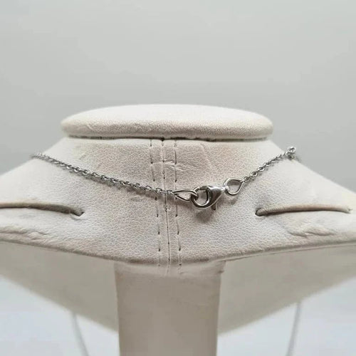 Collier Collier fleur en or blanc 18 carats et diamants naturels 58 Facettes