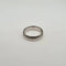 Bague 54.5 Alliance en or blanc 18 carats avec diamant naturel 58 Facettes