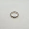 Bague 54.5 Alliance en or blanc 18 carats avec diamant naturel 58 Facettes