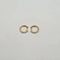 Boucles d'oreilles Créoles en or jaune 18 carats serties de diamants 58 Facettes