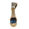 Pendentif Pendentif en or jaune, saphirs et diamants naturels 58 Facettes