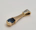 Pendentif Pendentif en or jaune, saphirs et diamants naturels 58 Facettes