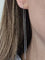 Boucles d'oreilles Boucle d'oreille unique en or blanc 18 carats 58 Facettes