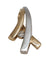 Pendentif Pendentif en or blanc et jaune 18 carats, diamants naturels 58 Facettes