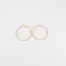 Boucles d'oreilles Créoles en or blanc et diamants 58 Facettes