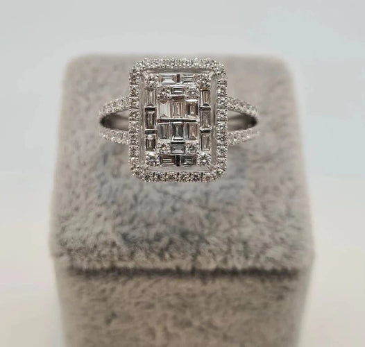 Bague 53.5 Bague en Or blanc diamants 58 Facettes