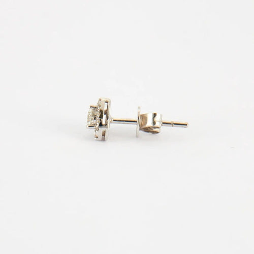 Boucles d'oreilles Boucles d'oreilles cœurs en or blanc et diamants 58 Facettes