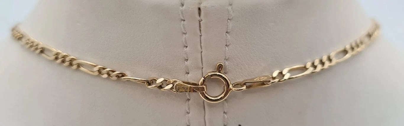 Collier Chaîne en or jaune 14 carats 58 Facettes