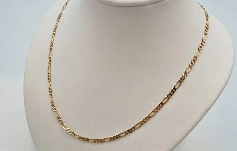 Collier Chaîne en or jaune 14 carats 58 Facettes