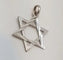 Pendentif Pendentif Étoile de David en or blanc 14 carats 58 Facettes