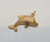 Pendentif Pendentif dauphin en or jaune 18 carats 58 Facettes