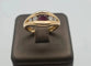 Bague 50 Bague en or jaune, rubis et diamants 58 Facettes