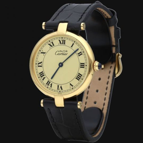 Montre Cartier Montre Must De Cartier Vermeil 58 Facettes MT44873