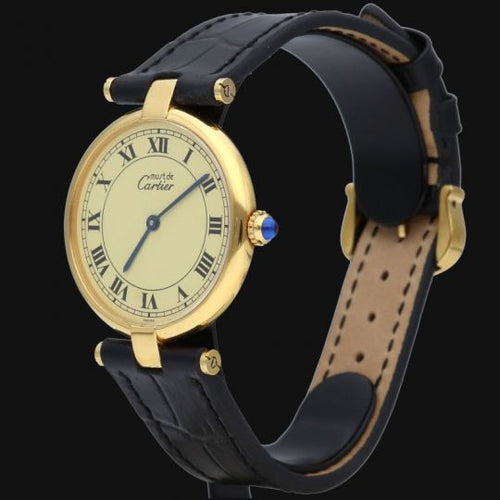 Montre Cartier Montre Must De Cartier Vermeil 58 Facettes MT44873