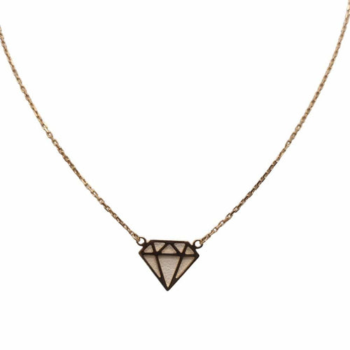 Collier Collier en or jaune 18 carats 58 Facettes