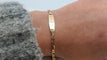 Bracelet Gourmette en or jaune 18 carats 58 Facettes