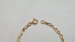 Bracelet Gourmette en or jaune 18 carats 58 Facettes