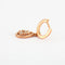 Boucles d'oreilles Boucles d'oreilles goutte en or rose et diamants 58 Facettes