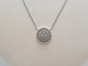 Collier Collier en or blanc 18 carats et diamants 58 Facettes