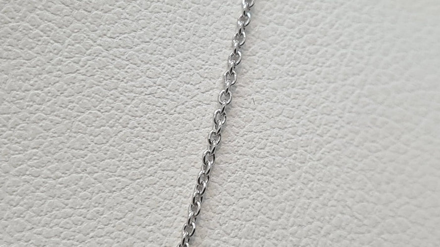 Collier Collier en or blanc 18 carats et diamants 58 Facettes