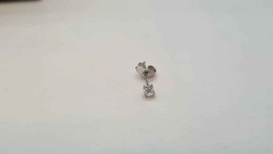 Boucles d'oreilles Boucles d'oreilles en or blanc 18 carats et diamants 58 Facettes