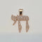 Pendentif HAI-La Vie - Pendentif en or rose 18 carats diamants 58 Facettes