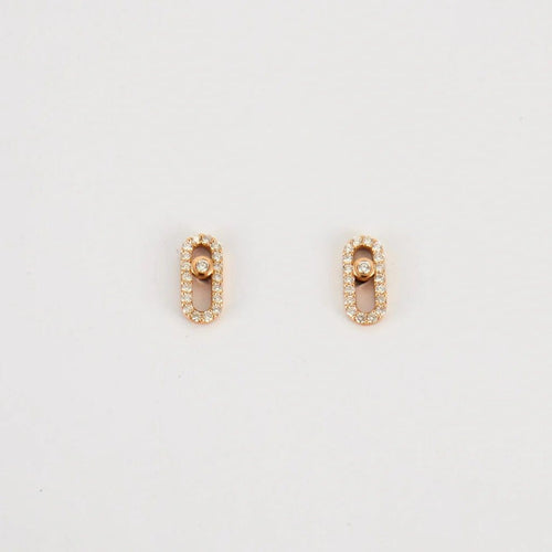Boucles d'oreilles Boucles d'oreilles en or jaune et diamants 58 Facettes
