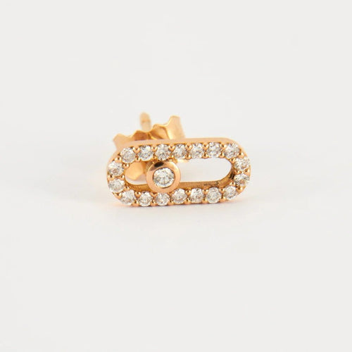 Boucles d'oreilles Boucles d'oreilles en or jaune et diamants 58 Facettes