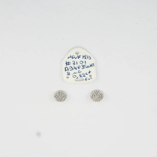 Boucles d'oreilles Boucles d'oreilles en or blanc et diamants 58 Facettes