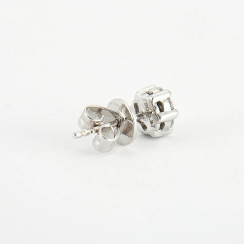 Boucles d'oreilles Boucles d'oreilles en or blanc et diamants 58 Facettes