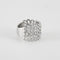 Bague 53 Bague en or blanc et diamants 58 Facettes