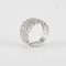 Bague 53 Bague en or blanc et diamants 58 Facettes