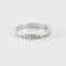 Bague 54 Bague en or blanc 18 carats et diamants 58 Facettes