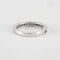 Bague 54 Bague en or blanc 18 carats et diamants 58 Facettes