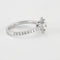 Bague 50 Bague en or blanc 18 carats et diamants 58 Facettes