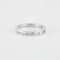 Bague 53 Bague en or blanc 18 carats et diamants 58 Facettes
