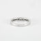 Bague 53 Bague en or blanc 18 carats et diamants 58 Facettes