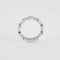 Bague 52 Bague en or blanc 18 carats et diamants 58 Facettes